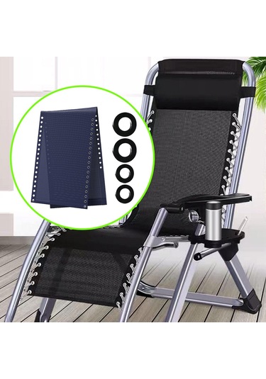 Suntek Veranda Plaj Askılı Sandalye Arka Bahçe Için Nefes Mavi