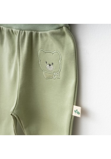 Bear Hugs Patikli Pantalon 2 Li Set Yeşil