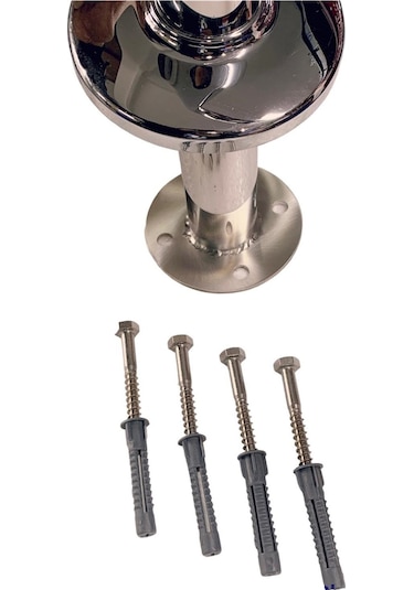 Yüzme Havuzu Merdiven iniş Tutamağı Paslanmaz Aısı 304 1220 mm