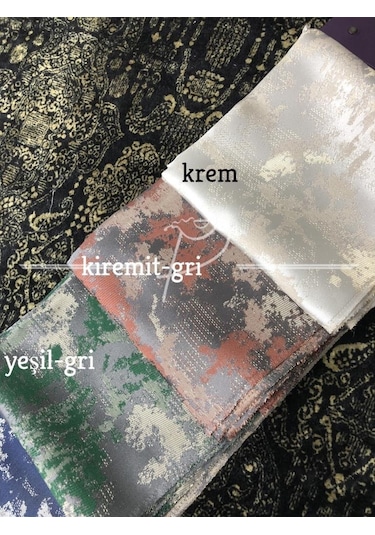 Fon Perde Salvador Desen Jakarlı Saten Fonluk