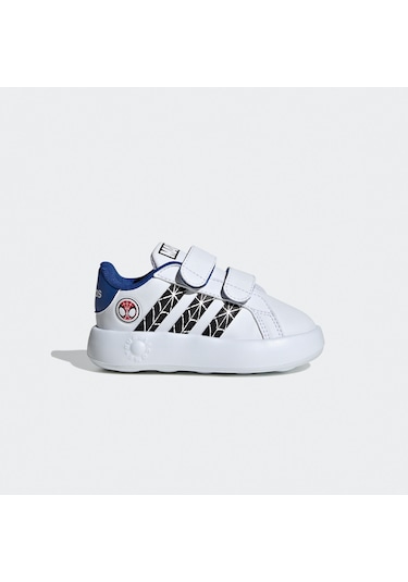 Adidas Spider-man Grand Court Bebek Beyaz Spor Ayakkabı - Id8017 Beyaz