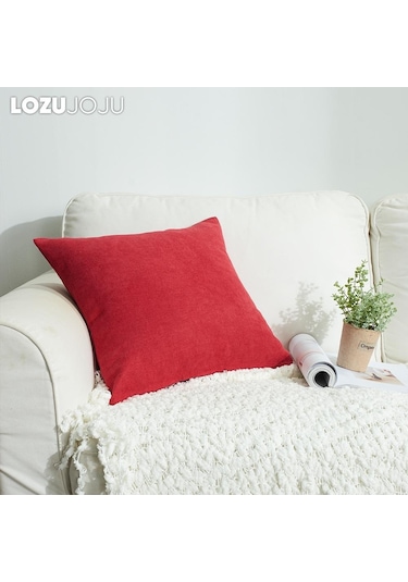 Gri 1 Adet Lozujoju 11 Renk Basit Modern Stil Katı Kanepe Minder Örtüsü Yatak Yastık Kılıfı Araba Kanepe Ofis İçin 45x45cm