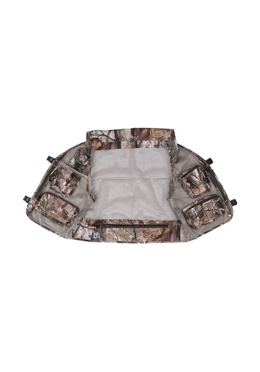 Artfulabode Yelek Yeleği Yaz Yaprak Kuruyan Kamuflajı Kamuflaj Hızlı Fotoğrafçılığı File Çok Cepli Ceketler Balıkçılık Zt Kamuflaj