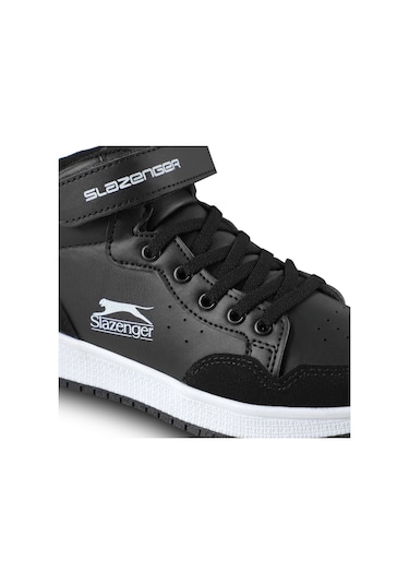 Slazenger PACE Çocuk Cırt Cırtlı Siyah / Beyaz Günlük Spor Ayakkabısı