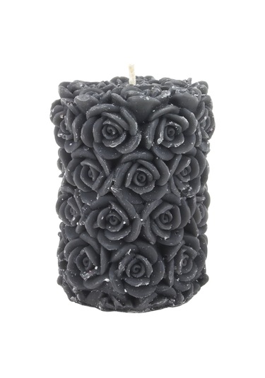 MİSSİ 7X8 CM GÜL KABARTMALI MUM