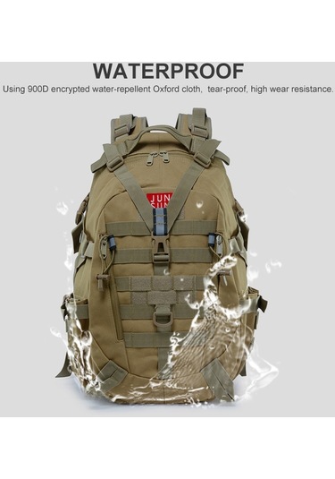 Jsm J012 25l Büyük Kapasiteli Kamuflaj Sırt Çantası Haki Haki Yeşili