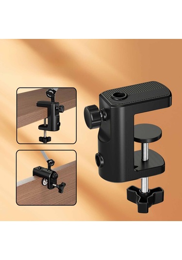 Homyl Masa Montaj Kelepçesi Mikrofon Standı İçin Sağlam 80x45x88mm