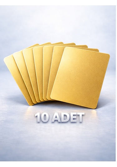 Rfgate Nfc Kart Dijital Kartvizit Ntag215 Gold - 10 Adet