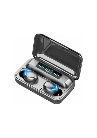 Vyopbc F9 Tws Su Geçirmez Bluetooth Kulaklık - Dijital Ekran, Büyük Kapasiteli Şarj Kutusudi Er1 Gün5.0999999999999996stereoıp2xyok