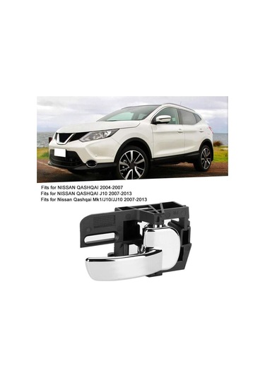 2 Adet Krom İç Kapı Kolu Sol Ve Sağ 80671 Jd00e 2004-2007 Nıssan Qashqaı İçin Uygundur
