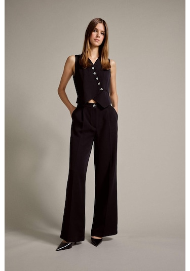 Defacto Slim Fit Dar Kesim Tulum G3732ax25wnbk81 Siyah