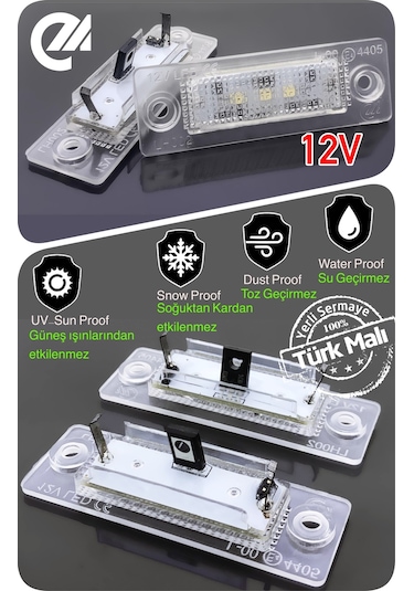 Vw Transporter Multivan California T5 T6 Canbus Led Plaka Aydınlatma Ledi Lambası