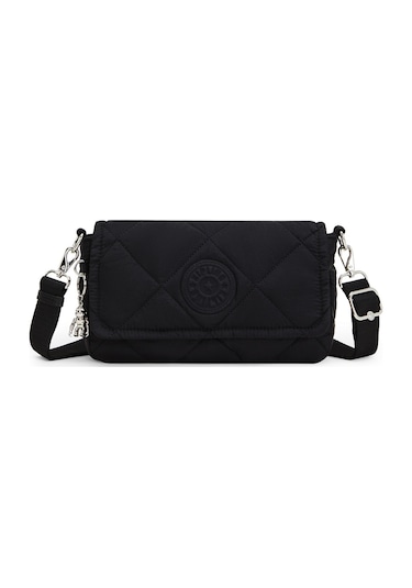 Kipling Kıplıng Aras Küçük Boy Omuz Çantası Siyah Cosmıc Black Ql Siyah