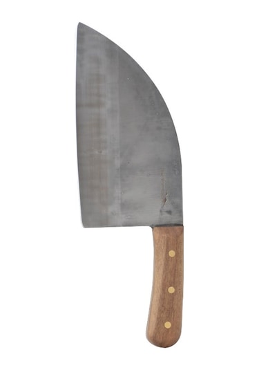 Campout Sırp Şef Bıçağı Kahverengi - Gümüş