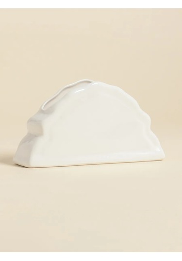 Mutfak Masası İçin Şık Beyaz Peçetelik "amande" 312664093 Beyaz