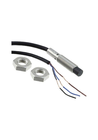 Omron E2b-s08ln04-wp-c1 M8 Kablolu Npn Endüktif Sensör