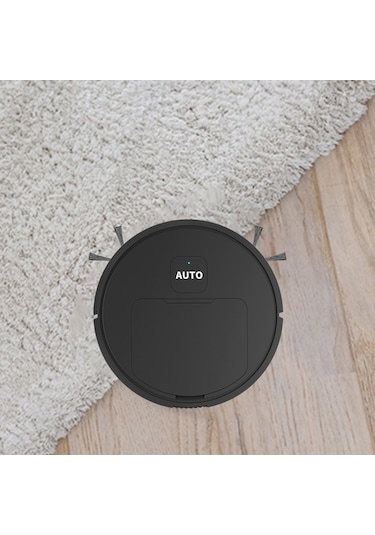 Magideal Suntek Evcil Hayvan Saçları Için Akıllı Robot Süpürge Siyah