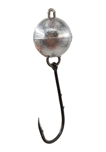 Avlivari Hareketli Nikel Siyah Kancalı Jighead 5 Gram-9273
