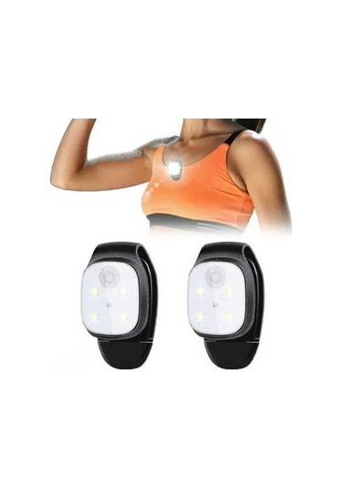 Fastbuy 2 Adet Usb Şarjlı Outdoor Gece Feneri - 4 Modlu, 150 Lumen, Clipli Spor Ve Sürüş Işığı