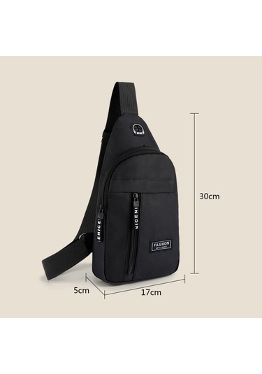 Moda Taşınabilir Erkek Omuz Çantası-mavi