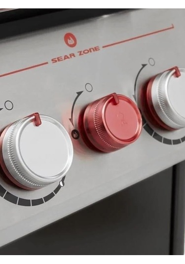 Weber Genesis Ex-325s Smart Gazlı Barbekü 3 Brülör + Xl Sear Zone + Side Burner + Weber Connect-183 Siyah