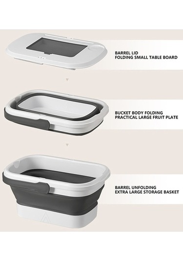 Wondernest Su Sepetli Katlanabilir Piknik Sepeti, Kahve Masası Fonksiyonlu, Çok Amaçlı Kullanım - Km 12cm