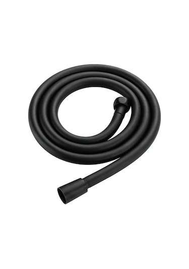 Fause Pvc Black Duş Hortumu 150 Cm Pirinç Somon Siyah Kdh103-b Siyah