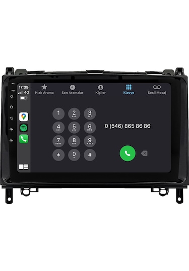 Mercedes Vito Android Multimedya Sistemi 2010-2017 8gb Ram, 64gb Hafıza, Bluetooth, Carplay & Android Auto Kamera  9"