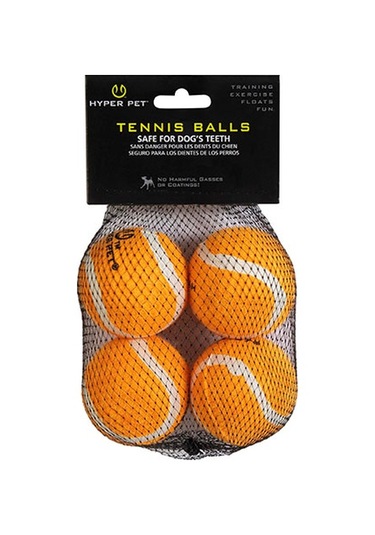 Hyper Pet 4lü Turuncu Tenis Topu Orta Boy 6,5 Cm 261-50012.01