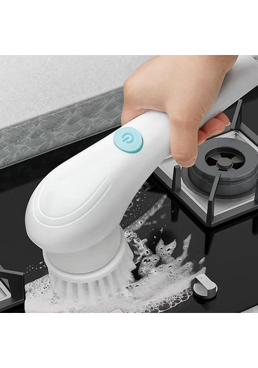 Createtech Temizleme Tam Su Springsun Pil Lityum İşlevli Ipx7 Gövde Geçirmez Fırçası Fırça Elektrikli Dahili Çok Başlığı 5 Ou