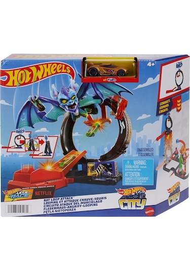 Hot Wheels Yarasa Çemberi Saldırısı Oyun Seti Htn78