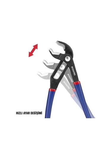 Workpro Wp231087 250mm Cr-v Profesyonel Ayarlı Düğmeli Fort Pense