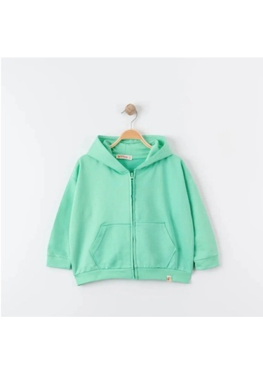 Tiffany Hırka Kapüşonlu Oversize Theme Mint-10873 Mint