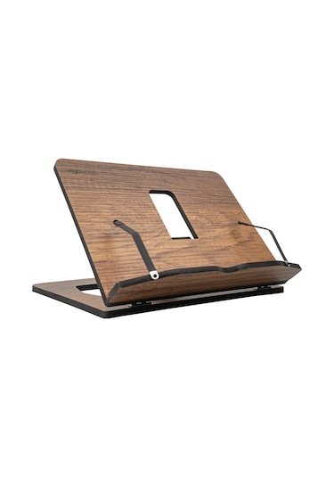 Bkosceviz-vigowood Kitap Okuma Standı Büyük Boy Ceviz