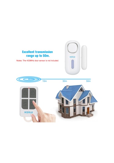 Konesam Keruı Rc531 433mhz Ev Ofis Dükkan Alarm Kumandasä : Engelleme/çä Karma/acil Alarm/evde Engelleme Fonksiyonlu 50m Menzil Abs Plastik