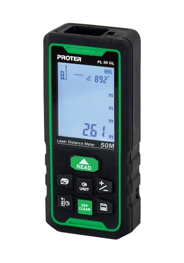 Proter PL 50 GL Yeşil Lazer Metre 50 Metre