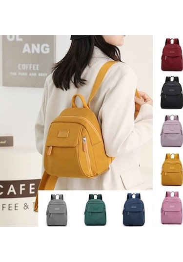 Dancemonkey Şarap Su Sırt Çantası Sırt Şeker Rengi Kırmızı Moda Katı Rahat Geçirmez Çok Renkli