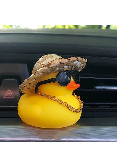 1 Pc Çim Şapka Sarı Ördek Araba Aksesuarları Araba Dekorasyonları Acemi Sürücü Orange 1 Piece Set