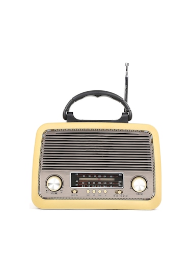 301 Fenerli Nostaljik Müzik Kutusu - Bluetooth Radyo - MP3 Çalar