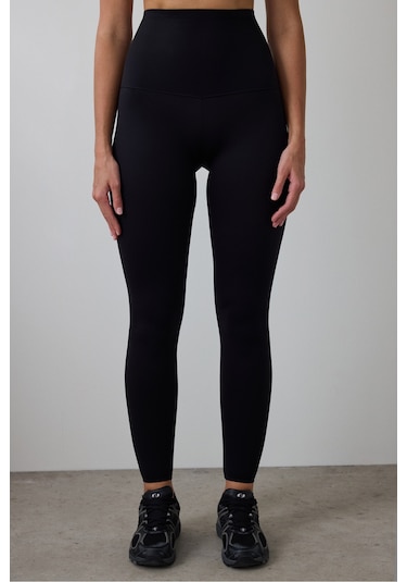 Penti Siyah Extra Yüksek Bel Miracle Pop Up (Push Up) Tayt