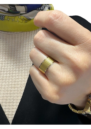 22 Ayar Altın Trabzon Modeli 9 Mm Alyans Yüzük