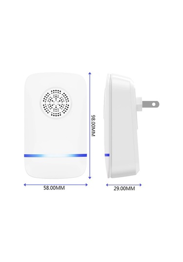 Youtek Ev, Ofis Ve Depo İçin Elektromanyetik Ve Ultrasonik 360 Zararlı Hayvan Kovucu - Avrupa Standartı Beyaz