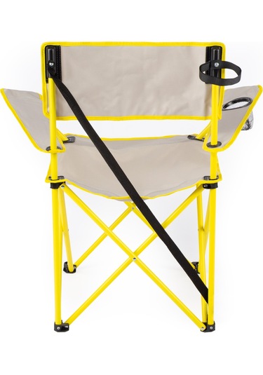 Eco Ergonomik Katlanır Kamp Sandalyesi Krem