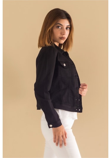 Bold & Young Gül Kurusu Power Strech Kot Mont Siyah