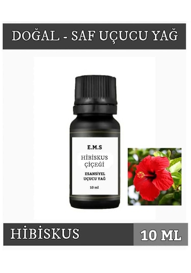 Hibiskus Çiçeği Esansiyel Uçucu Yağ Buhurdanlık Kokusu 10 Ml
