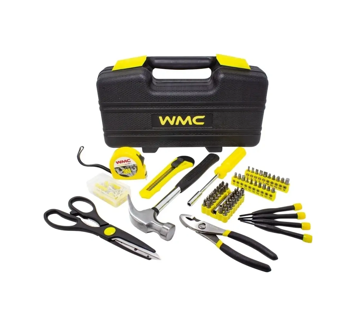 Wmc Tools Ev Ve Yazlık İçin 142 Parçalık İnşaat Aletleri Seti 76693095