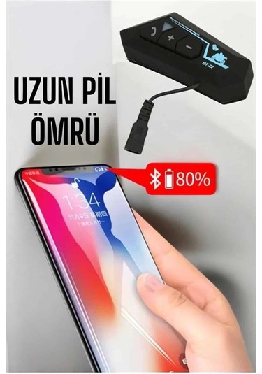 Bfs İnterkom Intercom Kask Kulaklık Bt22 Bluetooth Motosiklet Kulaklık 5.0 Bluetooth