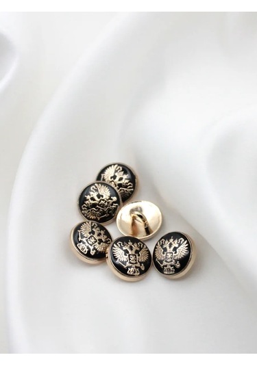 The New Button Arma Baskılı Metal Düğmeler 15 Mm 6 Adet. 280619357