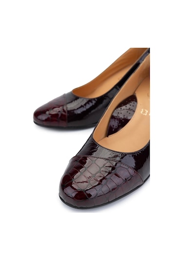 Relax Anatomic Kadın Hakiki Deri Bordo Comfort Ayakkabı 611 H61019 Bn Ayk Y25 Bordo Crc/bordo Vrnc Bordo