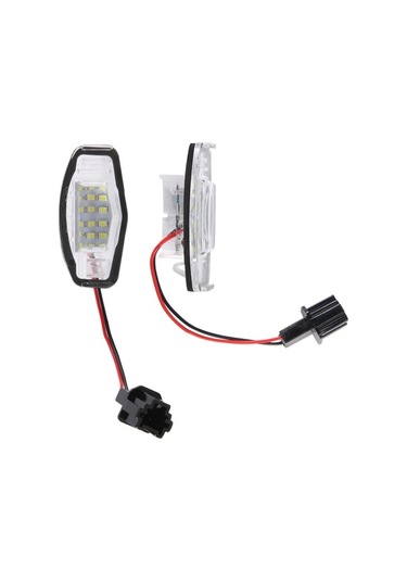 Ulzyvf Siyah Plaka Led Lambası Honda Honda Civic Araba Adet Accord 2 Fe